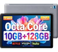 Ainmel Tablette Android, tablette 10,36", 10 Go de RAM, 128 Go de ROM (1 To TF Expand), Octa Core, 1280 x 800 HD, 5G WiFi 6, BT 5.3, 5000 mAh, Widevine L1, double caméra Face ID Tablettes Tab Pad