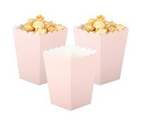 Ainmto Boîtes de Pop-corn Rose 24 Pièces, Petite Conteneur de Pop-corn en Papier pour Fête