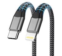 AINPOW Câble iPhone USB C 2M[Certifié MFi], Câble USB C vers Lightning Cable Chargeur iPhone Rapide Nylon Câble USB C Lightning USB C Cordon Fil pour iPhone 14 Pro Max 13 12 Mini 11 XS XR SE 8