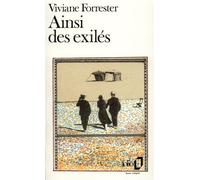 Ainsi des exilés - Viviane Forrester - Gallimard - Poche - Livre