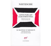 Ainsi parlait Zarathoustra - Friedrich Nietzsche - Gallimard - broché - Essai