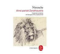 Ainsi parlait Zarathoustra - Friedrich Nietzsche - Lgf - broché - Etude