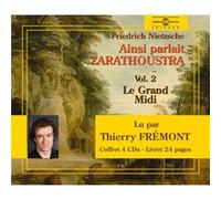 Ainsi Parlait Zarathoustra - Tome 2, Le Grand Midi Coffret En 4 Cd-Audio Avec Livret