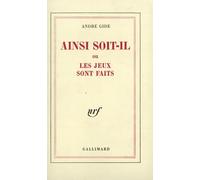 Ainsi soit-il ou les jeux sont faits
