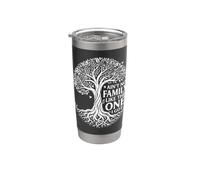 Ain't No Family Reunion Tree Roots Gobelet isotherme en acier inoxydable double paroi