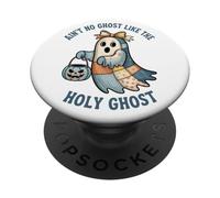 Ain't No Ghost Like The Holy Ghost Halloween PopSockets PopGrip Adhésif