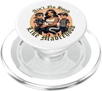 Ain't No Hood Like Madrehood Brown Pride Mama Chingona PopSockets PopGrip pour MagSafe