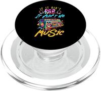 Aint R and B It Aint No Music Graffiti Oldschool des années 80 et 90 PopSockets PopGrip pour MagSafe