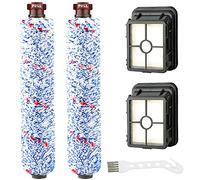 AINUO Remplacement Accessoires 2 Brosse Rouleau Multi-Surface + 2 Filtres pour BISSELL Crosswave 17132 et 2225N Series