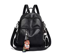 AINUOEY Femme Sac a Dos Sacs à Main Portés Bandouliere Feminin Ados Original PU Cuir 76656 1pc ensemble Noir