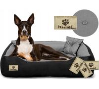 AIO Lit pour animaux PRES100/75, Prestige Lit pour chiens et chats avec coussin 100x75cm