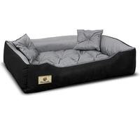 AIO Lit pour animaux PRES115/95, Lit de prestige pour chiens et chats avec coussin 115x95cm