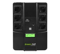 AiO - Onduleur - CA 220/230/240 V - 360 watt - 600 VA - 7 Ah - USB - connecteurs de sortie : 6