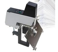 AiODiO Agrafeuse électrique Professionnelle, agrafeuse à Cheval, agrafeuse électrique Rapide, 2 à 50 Feuilles, 1 à 9 Niveaux d'intensité réglables, avec pédale