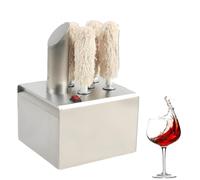 AiODiO Machine à polir Les Verres à vin INOX, 350/h, séchage 60°C 5Head