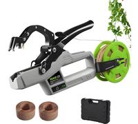AiODiO Outil de Ligature sans Fil pour Plantes, Machine électrique à Lier, avec 2 Rouleaux de Fil de Ligature, diamètre de Ligature Maximal de 45 mm, 6 000 ligatures par Charge, pour vignes, Fleurs