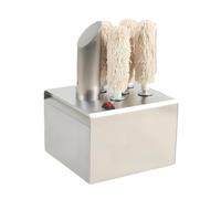 AiODiO Polisseuse électrique pour Verres à vin, séchage 60°C, 350/h 5Head
