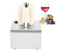 AiODiO Polisseuse électrique pour vitrerie INOX, 350 Verres/h, Chaud 3Head