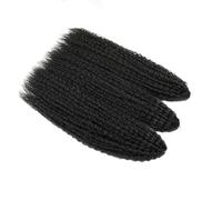 Aiokrtse Lot de 5 extensions de cheveux brésiliens bouclés au crochet - Cheveux synthétiques ondulés de style bohème - 71,1 cm (total 600 g, couleur #1B)