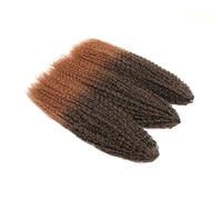Aiokrtse Lot de 5 extensions de cheveux brésiliens bouclés au crochet - Cheveux synthétiques ondulés de style bohème - 71,1 cm (total 600 g, couleur 1B/30)
