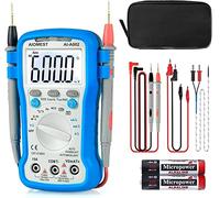 AIOMEST Testeur multimètre numérique AI-A002- DC/AC Testeur électrique à portée pour les tests de tension, de courant, de résistance, de capacité, de diode et d'EFH avec rétroéclairage automatique