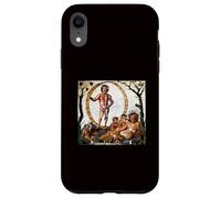 Aion Roman Mosaic Art Hellénistique Dieu du Temps et Zodiaque Coque pour iPhone XR