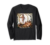 Aion Roman Mosaic Art Hellénistique Dieu du Temps et Zodiaque Manche Longue