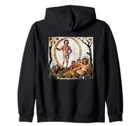 Aion Roman Mosaic Art Hellénistique Dieu du Temps et Zodiaque Sweat à Capuche