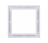Aioneer 2-in-1 Silent Bathroom Exhaust Fan & LED Ceiling Light - Modern Gold Ventilation Fixture, 30x30cm, Energy Efficient, Stylish Design for Home Renovation & Modern Interiors