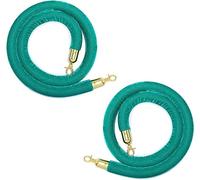 Aioneer 2-Pack Extra Long Red Queue Management Rope for Retail Counter Barrier Posts - Durable, Stylish, Ideal for Crowd Control and Event Nization-Blue-400cm/157.5 in