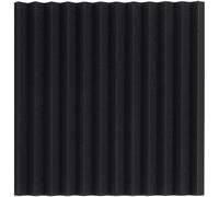 Aioneer Acoustic Foam Board Acoustic Foam Panel,12 Pack Acoustic Foam Panels High Density Soundproof Foam Sheet Flame Retardant Noise Soundproof Wall Plate-Black