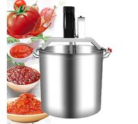 Aioneer Automatic Food Mixer Pot with Heating - Commercial Stainless Steel Jam & Sauce Stirrer Machine, Adjustable Speed for Filling, Hot Pot Base-40l/10.5gal