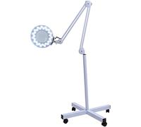 Aioneer Beauty Magnifying Lamp, Vertical Floor Stand LED Lamp,Adjustable Foldable Magnifier Lamp,for Medical Beauty Salon Tattoo Nail Skin