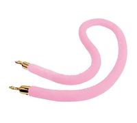Aioneer Blue Queue Management Rope, 3M Foam-Core Barrier Rope for Visitor Direction, Ideal for Hotel Lobbies, Events, and Crowd Control-Pink-Length 1.7M/5.6Ft/67In