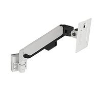 Aioneer Bras De Moniteur Réglable À Ressort À Gaz - Support Mural LCD Simple pour Écrans De 10 À 32 Pouces Support Inclinable Et Pivotant Conception Ergonomique Finition Blanche