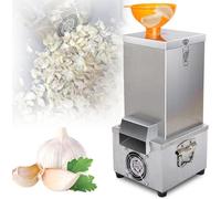 Aioneer Éplucheuse D'Ail Industrielle 180 W avec Trémie 25 Kg/H, Séparatrice D'Ail Électrique, Éplucheuse D'Ail Commerciale en Acier Inoxydable, Outil pour Restaurant Et Cuisine.