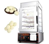 Aioneer Machine À Vapeur pour Petits Pains De Qualité Commerciale, Vitrine Chauffante Électrique pour Aliments Chauds, avec Plage De Température Réglable pour Restaurants Et Buff