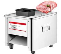 Aioneer Machine De Découpe De Viande 850 W, Trancheuse À Viande Électrique Commerciale, Machine De Découpe Déchiquetée, Trancheuse À Viande Automatique pour Tranches De Viande De Restauran20mm