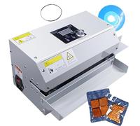 Aioneer Machine De Scellage À Bande Continue, Scelleuse À Bande Horizontale Automatique, Machine De Scellage Continue avec Contrôle De La Température Et Vitesse 6M/Min, Machine De Scellage