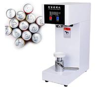 Aioneer Machine De Scellage Semi-Automatique pour Boîtes De Conserve Et Bouteilles en Verre, Scelleuse De 180 W pour Boissons, Compatible avec Les Canettes en Pet Et Aluminium D'-White-220