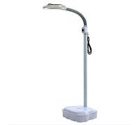 Aioneer Magnifier, 5X LED Magnifying Glass Floor Lamp - Base Adjustable Swivel Arm Reading Magnifier Light with Gooseneck - for Salon,Beauty, Manicure,Professional Tasks,Crafts