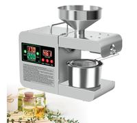 Aioneer Oil Press Machine, Automatic Oil Expeller with Temperature Adjustment 50-250℃, Stainless Steel Oil Presser - Supports Cold & Hot Pressing, Commercial Electric Oil Mill