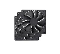 Aioneer PC Cooler 120mm Case Fan Absorbing Rubber Pads PC Fans for Computer Case Square Frame Fan High Performance Cooling Fan Quiet Fan