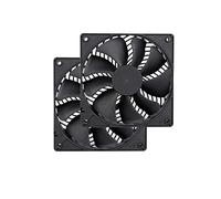 Aioneer PC Cooler 120mm Case Fan Absorbing Rubber Pads PC Fans for Computer Case Square Frame Fan High Performance Cooling Fan Quiet Fan