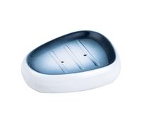 Aioneer Porte-Savon, Distributeur De Savon Moussant Dégradé Bleu, Distributeur De Lotion Rechargeable pour Plan De Toilette, Distributeur De Shampoing en Céramique, Flacon De Lot-Gradient