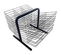 Aioneer Séchoir À Tableaux Double Face À 20 Étages, Chevalets Métalliques Adaptés Au Dessus d'une Table Ou d'une Armoire, Présentoir De Rangement pour Œuvres d'art, Idéal pour Le