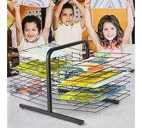 Aioneer Séchoirs À Tableaux, Étagères Métalliques en Fil De Fer pour Le Rangement Et L'Exposition D'Œuvres d'art, Idéaux pour Les Activités Manuelles en Classe, Les Écoles Et Les