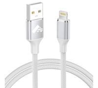 Aioneus Câble iPhone Chargeur iPhone 1.8M Certifié MFi Cable Lightning USB Cable iPhone Nylon Tressé Fil Chargeur iPhone Rapide Cordon pour iPhone 11 12 13 14 Pro XS Max XR 8 Plus 7 6s 6 Se iPad