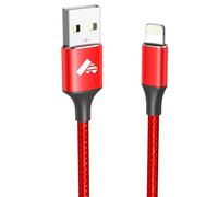 Aioneus Câble Lightning iPhone 2M Certifié MFi - Cable USB Nylon Tressé Chargeur Rapide pour iPhone 11 12 13 14 Pro XS Max XR 8 Plus 7 6s 6 Se iPad