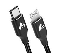 Aioneus Câble USB C vers Lightning 2M [Certifié MFi] Câble USB C iPhone Chargeur Rapide Power Delivery Fil Lightning USB C pour iPhone 14 13 12 11 Pro Max Mini XR XS Max X 10 8 7 SE 2020, iPad
